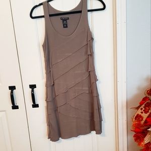 New York & Company casual brown Sleeveless Dress